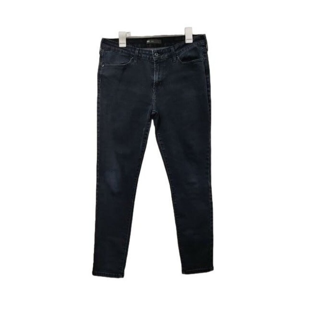 Levi's High Waisted Dark Wash Denim Streetwear Skinny Jeggings Dark Blue 32/32